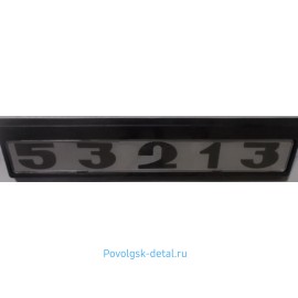 Табличка кабины 53213 с/о (черно/белые) 53213-8202074-02
