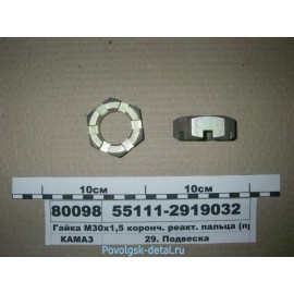 Гайка реактивного пальца Евро М33 / ПАО КамАЗ 55111-2919032